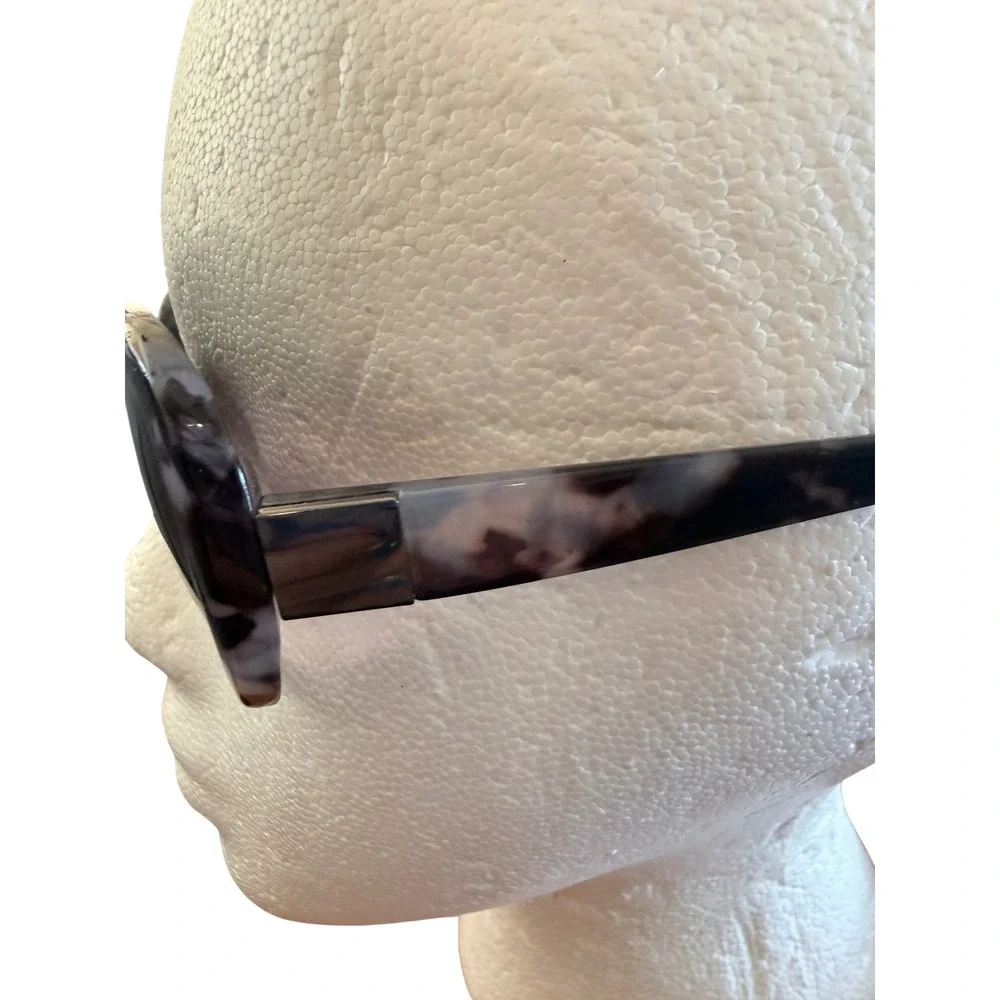 Jones New York Womens Oversized Oval Sunglasses Purple Marbled